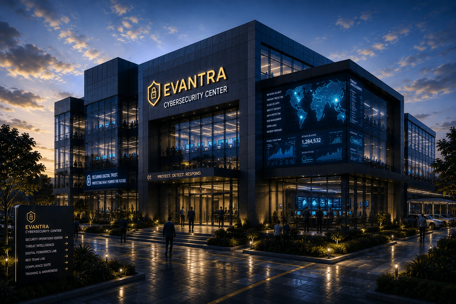 Evantra Cybersecurity Center within the Innovation Campus.