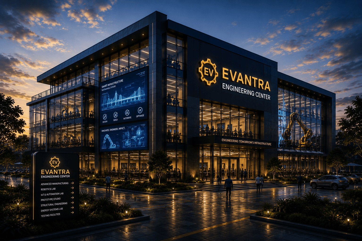 Evantra Engineering Center at the Innovation Campus.