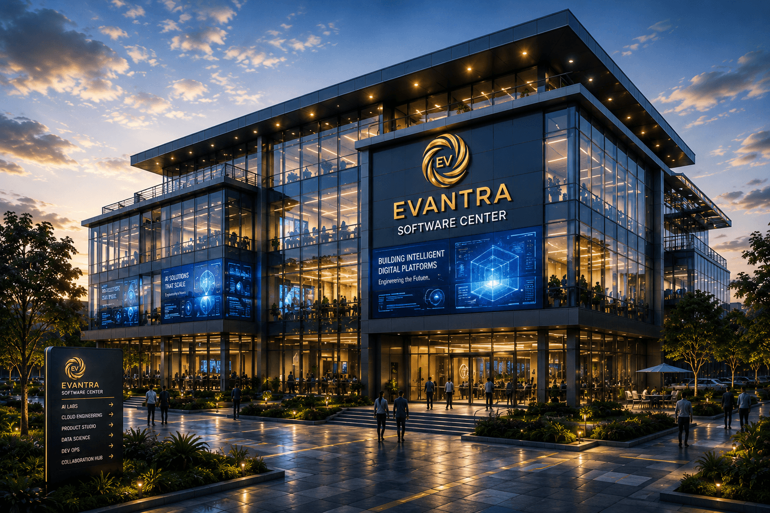Evantra Software Center within the Evantra Innovation Campus.